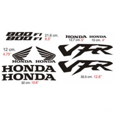 Honda Vfr F Kit Stickers Planche Autocollants Honda