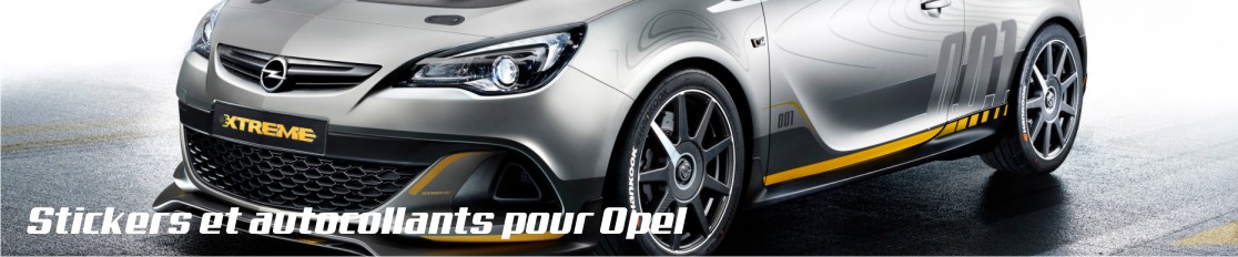 Stickers et autocollants pour Opel