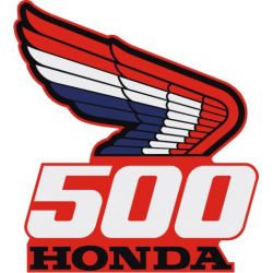 Honda 500 Sticker - Autocollant Honda 30