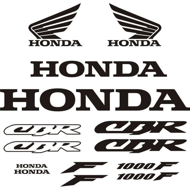 HONDA CBR 1000 F Stickers - Planche Autocollants Honda 53