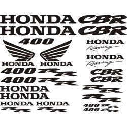 HONDA CBR 400 Kit déco Stickers - Planche Autocollants Honda 63