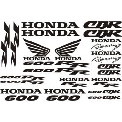 HONDA CBR 600 Kit déco Stickers - Planche Autocollants Honda 64