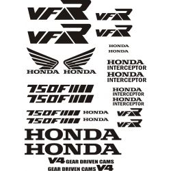 HONDA VFR 750 Interceptor Kit déco Stickers - Planche Autocollants Honda 71