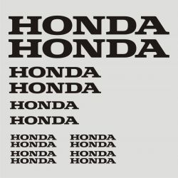 HONDA Stickers - Planche Autocollants Honda 77