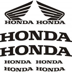 HONDA Stickers - Planche Autocollants Honda 78