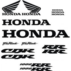 HONDA CBR 1000 RR (2004) kit Stickers - Planche Autocollants Honda 79