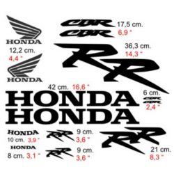 HONDA CBR 954RR kit Stickers - Planche Autocollants Honda 82