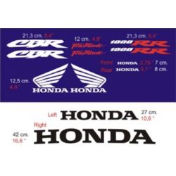 HONDA CBR 1000RR kit Stickers - Planche Autocollants Honda 83