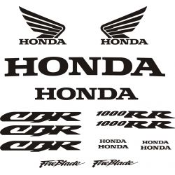 HONDA CBR 1000RR kit Stickers - Planche Autocollants Honda 84