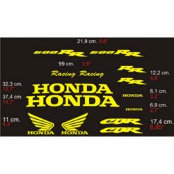 HONDA RR kit Stickers - Planche Autocollants Honda 88