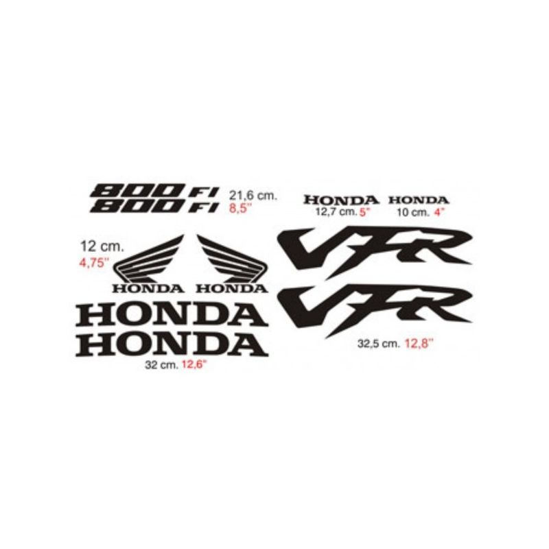 HONDA VFR 800 F1 kit Stickers - Planche Autocollants Honda 93