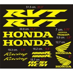 HONDA RVT RC51 kit Stickers - Planche Autocollants Honda 94