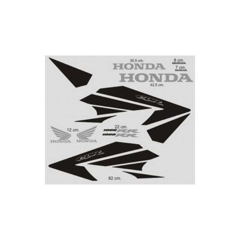 HONDA CBR 1000 RR kit Stickers - Planche Autocollants Honda 98