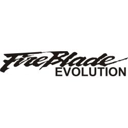 Honda Fireblade Evolution Sticker - Autocollant Honda Fireblade Evolution