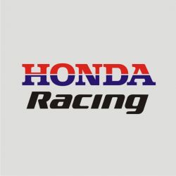 Honda Racing Sticker - Autocollant Honda Racing