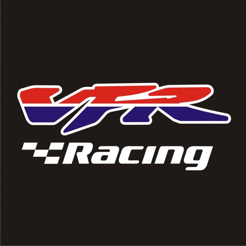 Honda VFRRacing Sticker - Autocollant Honda VFR Racing découpés