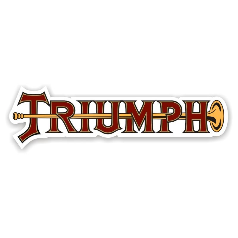 Triumph Sticker - Autocollant Triumph 8