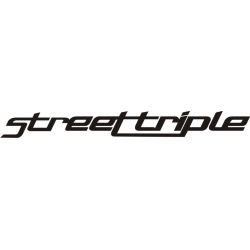 Triumph Street Triple Sticker - Autocollant Triumph 22