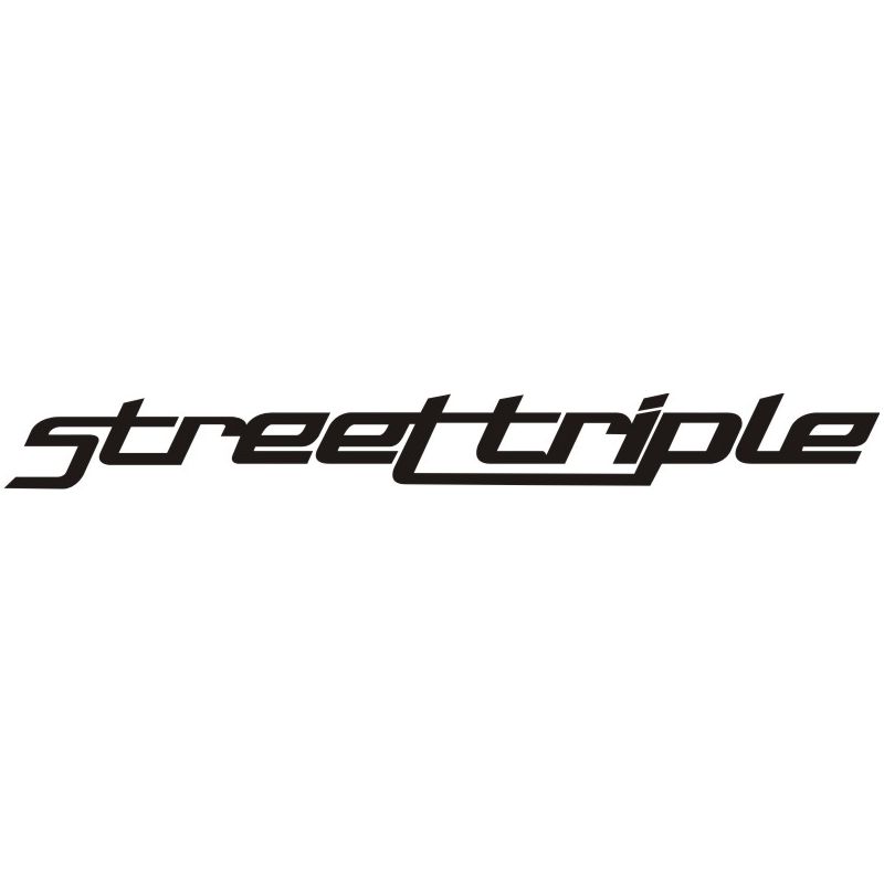 Triumph Street Triple Sticker - Autocollant Triumph 22
