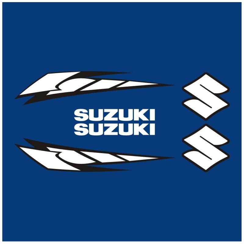 Suzuki Réservoir Stickers - Autocollants Suzuki 26