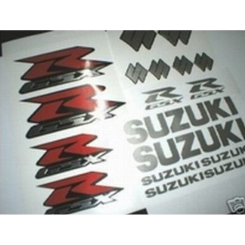 Planche adhesif CHROME ! - SUZUKI GSX R - GSXR Stickers - Autocollants Suzuki 31