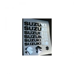 Suzuki Chrome Stickers - Autocollants Suzuki 64