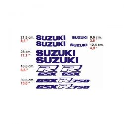 Suzuki GSXR750 - 91 Stickers - Autocollants Suzuki 67