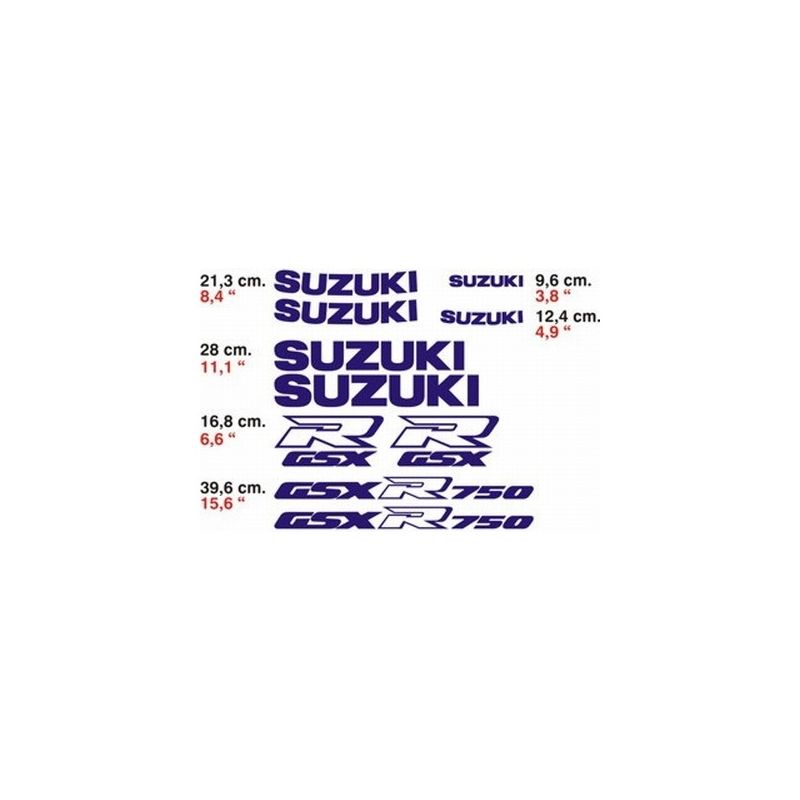 Suzuki GSXR750 - 91 Stickers - Autocollants Suzuki 67