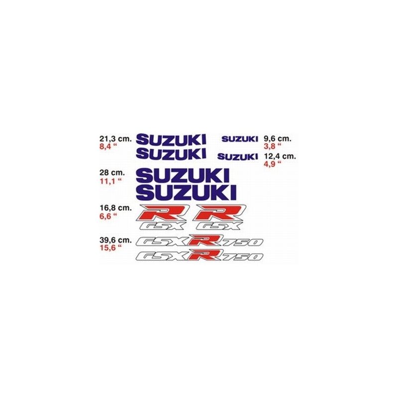 Suzuki GSXR750 - 91 Stickers - Autocollants Suzuki 68
