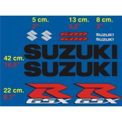 Suzuki GSXR600 - 2004 Stickers - Autocollants Suzuki 71
