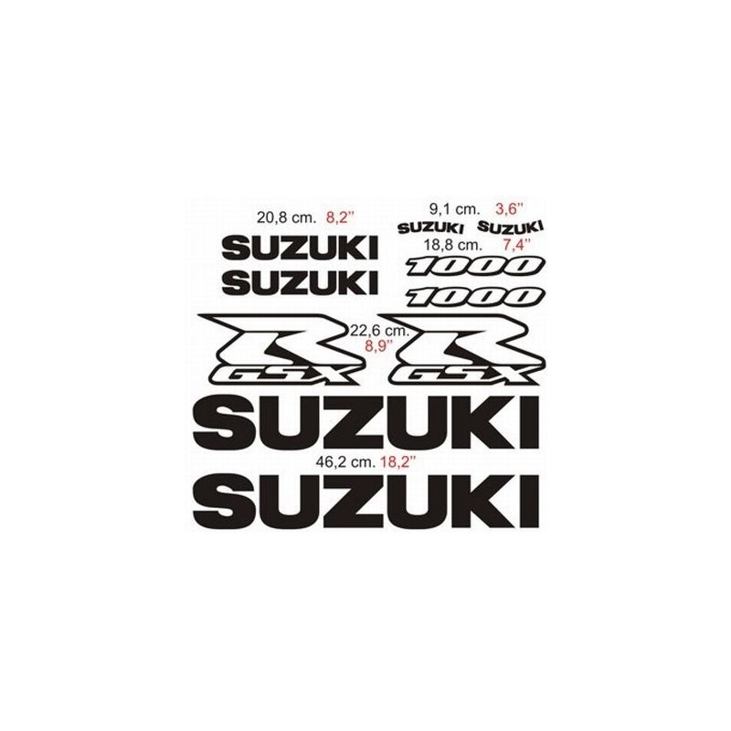 Suzuki GSXR 1000 - 2002 Stickers - Autocollants Suzuki 73