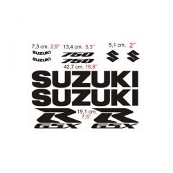 Suzuki 750 GSXR - 2004 Stickers - Autocollants Suzuki 75