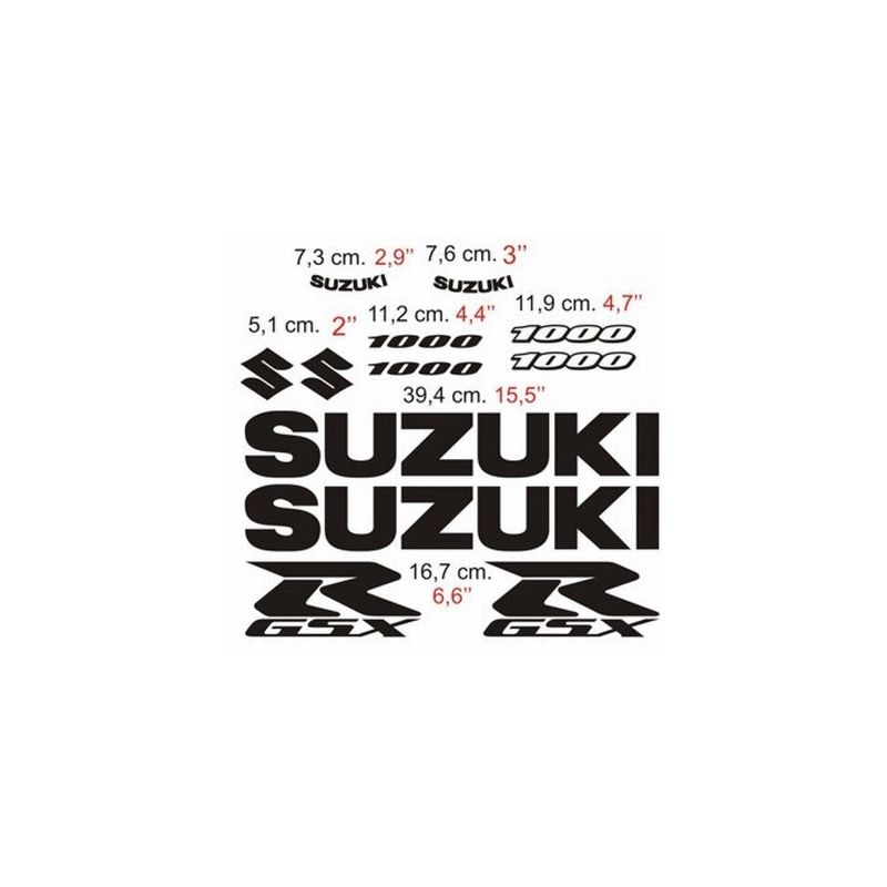 Suzuki GSXR 1000 (2005/2006) Stickers - Autocollants Suzuki 79