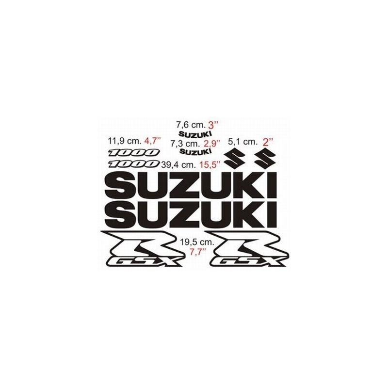 Suzuki GSXR 1000 (2005/2006) Stickers - Autocollants Suzuki 80