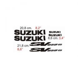 Suzuki SV 650 - 2001 Stickers - Autocollants Suzuki 83