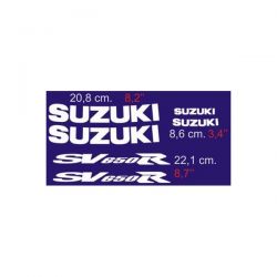 Suzuki SV 650 - 2001 custom Stickers - Autocollants Suzuki 85