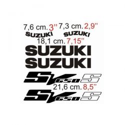 Suzuki SV 650 - 2003 Stickers - Autocollants Suzuki 87