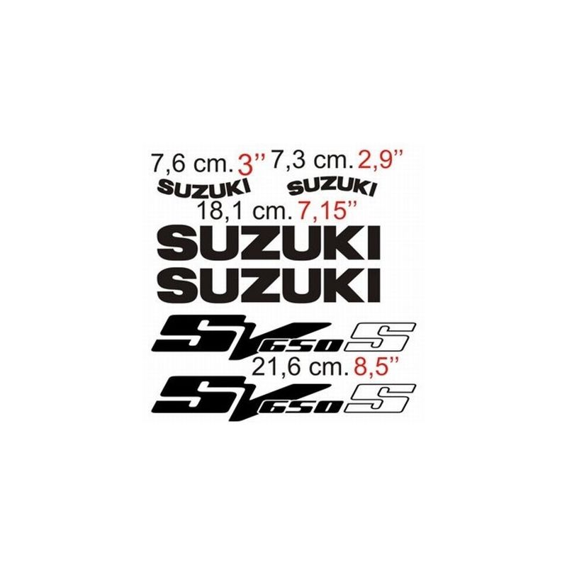 Suzuki SV 650 - 2003 Stickers - Autocollants Suzuki 87