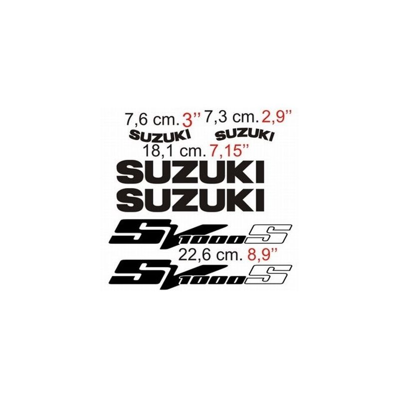 Suzuki SV 1000 - 2003 Stickers - Autocollants Suzuki 89