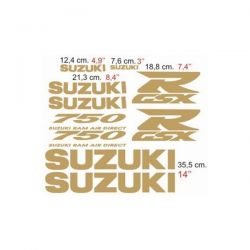 Suzuki GSXR 750 - 1996 Stickers - Autocollants Suzuki 102