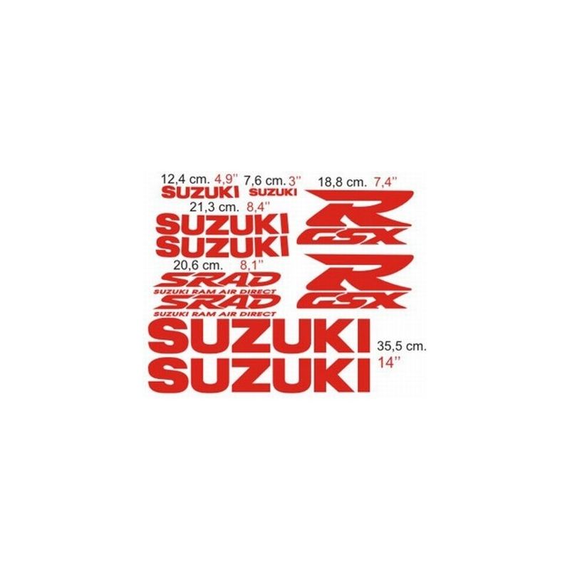 Suzuki GSXR 1998 - Stickers - Autocollants Suzuki 103