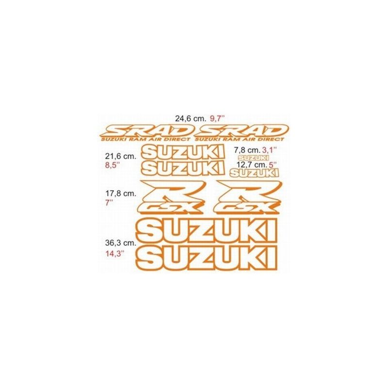 Suzuki GSXR 1998 - Stickers - Autocollants Suzuki 104