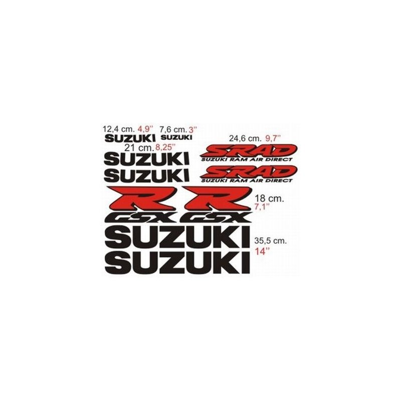 Suzuki GSXR 1996 - Stickers - Autocollants Suzuki 105