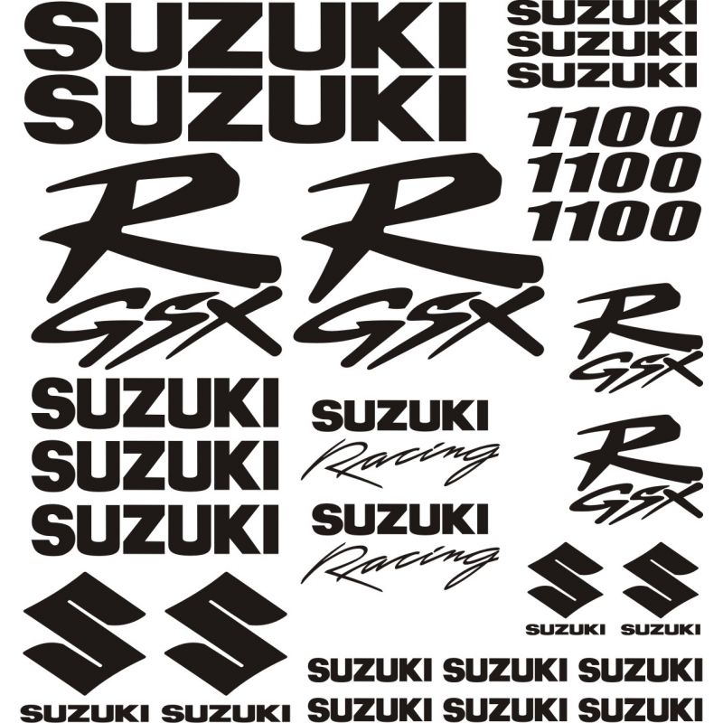 Suzuki 1100 GSXR Stickers - Autocollants Suzuki 117