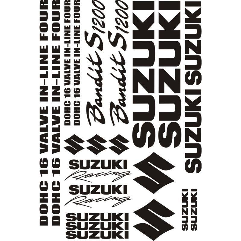 Suzuki 1200 Bandit S Stickers - Autocollants Suzuki 118