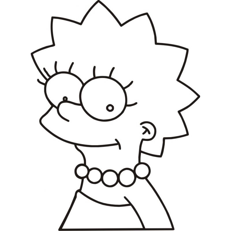 Dessin adhésif - Sticker Cartoon Bart 127