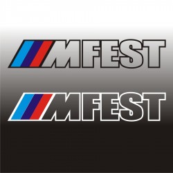 Autocollant BMW M FEST - Sticker