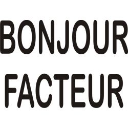 Bonjour Facteur - Sticker autocollant