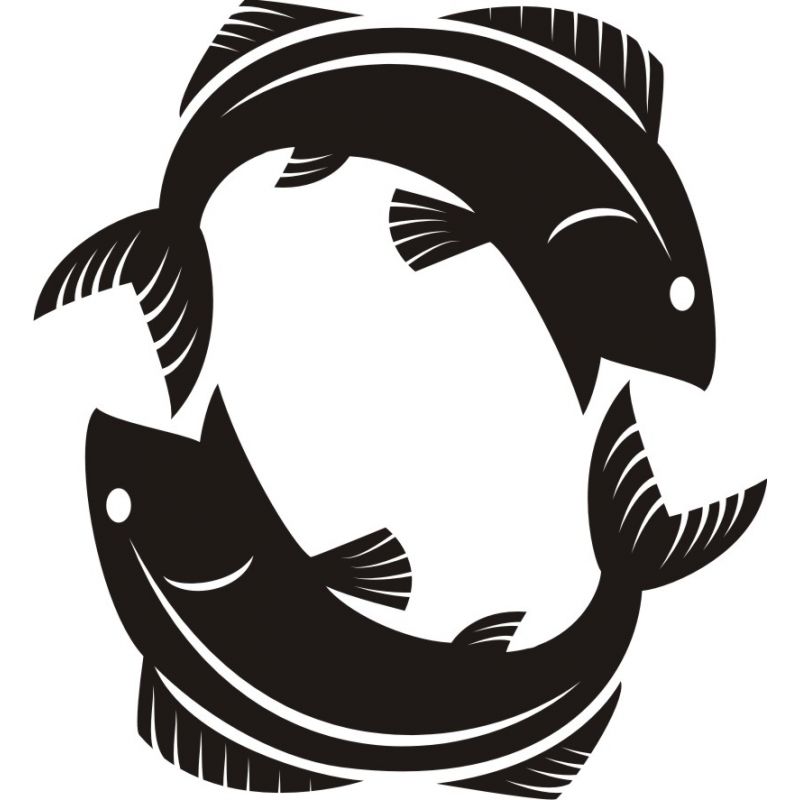 Poissons - Pêche - Sticker autocollant