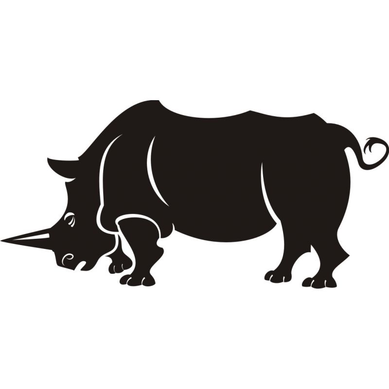 Rhinoceros - Sticker autocollant